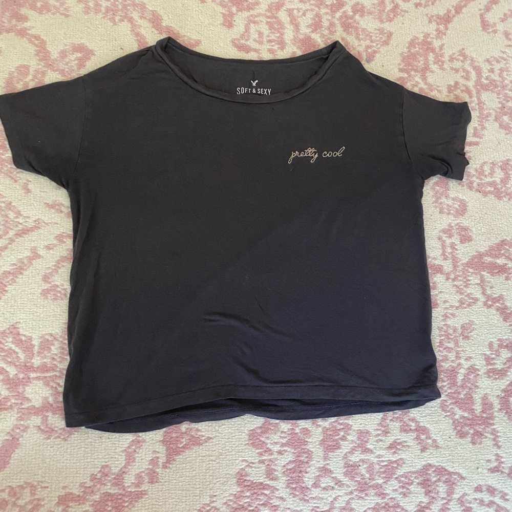 Super soft gray t-shirt.